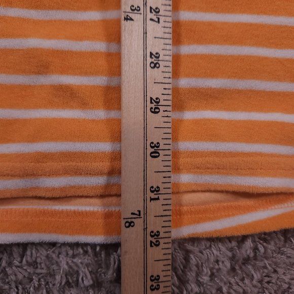 Hanna Andersson Hoodie Coverup Girls Size 160 US 14-16 Terry Striped Swim - Picture 7 of 12